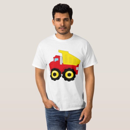 Kinderbau Dumptruck T-Shirt (Vorne ganz)
