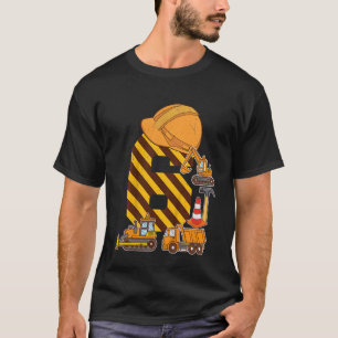 Kinderbauwagen 6. Geburtstag Kinderwagen T-Shirt