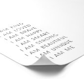 Kinderbestätigungsdruck Poster (Ecke)