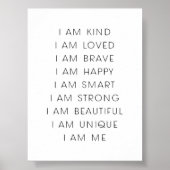 Kinderbestätigungsdruck Poster (Vorne)