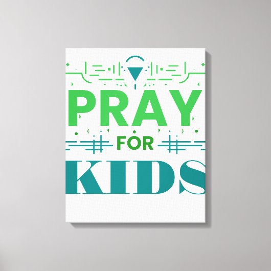 Kinderbeten Leinwanddruck (Vorderseite)