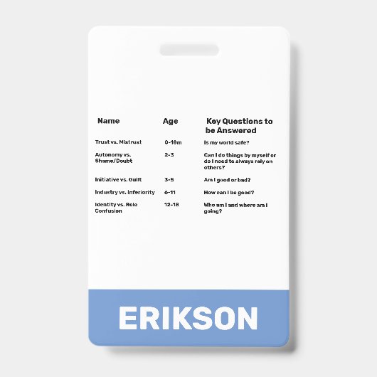 Kinderbetreuer Ausweis (Vorderseite)