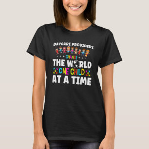 Kinderbetreuer Verändern Die Welt Lehrertag Kinder T-Shirt