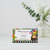 Kinderbetreuer Visitenkarte (Stehend Vorderseite)