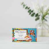 Kinderbetreuer Visitenkarte (Stehend Vorderseite)