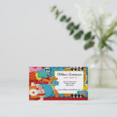 Kinderbetreuer Visitenkarte (Stehend Vorderseite)