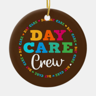 Kinderbetreuerteam der Tagesbetreuung Crew Keramik Ornament