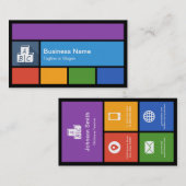 Kinderbetreuung am Tag - Bunte Fliesen kreativ (Vorne/Hinten)