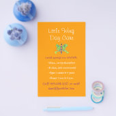 Kinderbetreuung im Schmetterlingsthema Flyer (Einzeln)