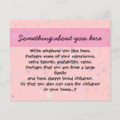 Kinderbetreuung Kinderbetreuung Hochglanz 4x5 Flyer (Hinten)