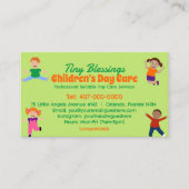 Kinderbetreuung Kinderbetreuung Kinderbetreuung Ki Visitenkarte (Vorderseite)