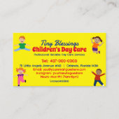 Kinderbetreuung Kinderbetreuung Kinderbetreuung Ki Visitenkarte (Vorderseite)