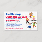 Kinderbetreuung Kinderbetreuung Kinderbetreuung Ki Visitenkarte (Vorderseite)