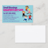 Kinderbetreuung Kinderbetreuung Kinderbetreuung Ki Visitenkarte (Vorne/Hinten)