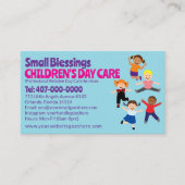 Kinderbetreuung Kinderbetreuung Kinderbetreuung Ki Visitenkarte (Vorderseite)