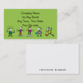 Kinderbetreuung, Kinderbetreuung, Lehrer oder Baby Visitenkarte (Vorne/Hinten)