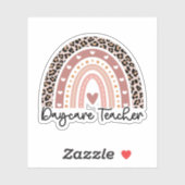 Kinderbetreuung, Kinderbetreuung, Lehrergeschenke Aufkleber (Blatt)