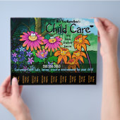 Kinderbetreuung Kinderbetreuung Schönheitspflege Flyer (Hand)