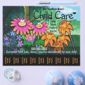 Kinderbetreuung Kinderbetreuung Schönheitspflege Flyer (Einzeln)