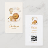 Kinderbetreuung Kindermädchen Babysitter Daycare L Visitenkarte (Vorne/Hinten)