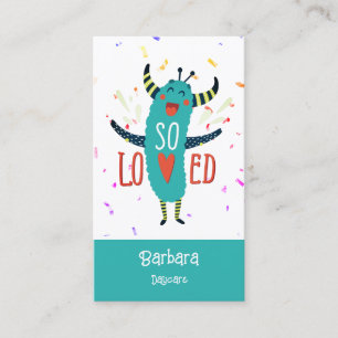 Kinderbetreuung Kindermädchen Babysitter Daycare Q Visitenkarte