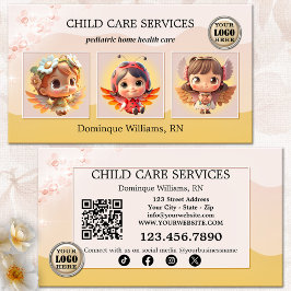 Kinderbetreuung Kindertagesstätte Foto Visitenkarte