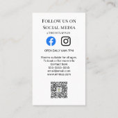 Kinderbetreuung Kinderzimmer Kinderbetreuung Kinde Visitenkarte (Rückseite)