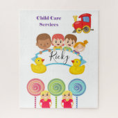 Kinderbetreuung Puzzle (Vertikal)