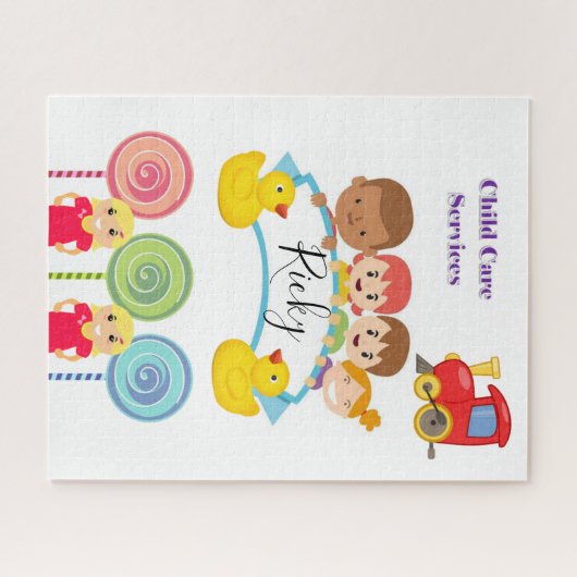 Kinderbetreuung Puzzle (Horizontal)