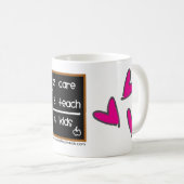 Kinderbetreuungs-Anbieter ♥ 2care2teach4kids Kaffeetasse (VorderseiteRechts)