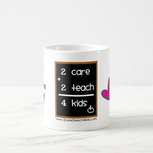Kinderbetreuungs-Anbieter ♥ 2care2teach4kids Kaffeetasse (Mittel)