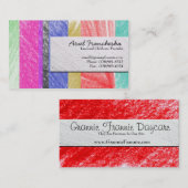 Kinderbetreuungs-Anbieter Visitenkarte (Vorne/Hinten)