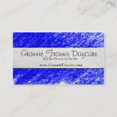 Kinderbetreuungs-Anbieter Visitenkarte (Rückseite)