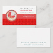 Kinderbetreuungs-niedliche Vintage Visitenkarte (Vorne/Hinten)