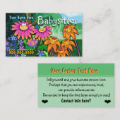 Kinderbetreuungs-Tagesbetreuung, die magischen Visitenkarte (Vorne/Hinten)