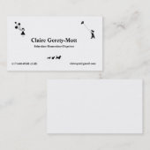 Kinderbetreuungs-Visitenkarte Visitenkarte (Vorne/Hinten)