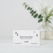 Kinderbetreuungs-Visitenkarte Visitenkarte (Stehend Vorderseite)