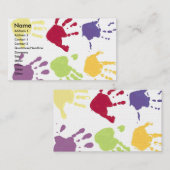 Kinderbetreuungs-Visitenkarten Visitenkarte (Vorne/Hinten)