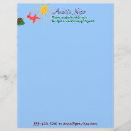 Kinderbetreuungsbriefkopf Briefkopf