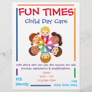 Kinderbetreuungsflyer anpassen flyer