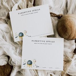 Kinderbetreuungskarte Halloween-Zauber für Babydus Begleitkarte