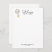 Kinderbetreuungsunternehmen Mitteilungskarte (Vorne/Hinten)