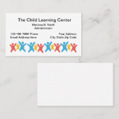 Kinderbetreuungszentrum Visitenkarte (Vorne/Hinten)