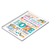 Kinderbibel Jeremiah 29:11 Foto Notebook Notizblock (Linke Seite)