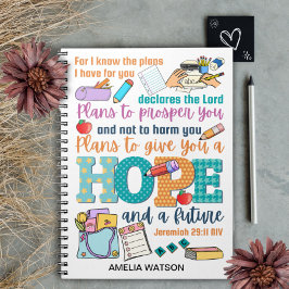 Kinderbibel Jeremiah 29:11 Foto Notebook Notizblock