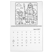 Kinderbibelgeschichten Malen Kalender (Mär 2027)