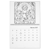 Kinderbibelgeschichten Malen Kalender (Feb 2027)