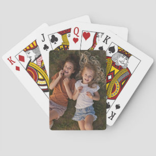 Kinderbild Spielkarten – Personalisierte Foto Fam