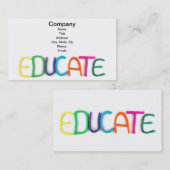 KinderBildung und -schule Visitenkarte (Vorne/Hinten)