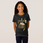 Kinderblume Girl Bridesmaid Petal Patrol T-Shirt (Vorne ganz)